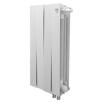 Радиатор биметаллический ROYAL THERMO PianoForte 500 4 секции, ниж. подк. 320/591 Bianco Traffico