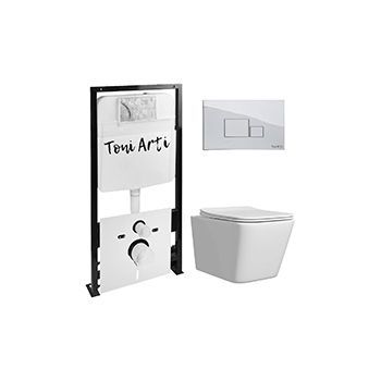 Комплект TONI ARTI TA-01 + Noche с сиденьем с микролифтом, с клавишей Tocco TA-0061