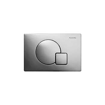 Кнопка смыва AQUANIKA Basic 01.02.10 хром матовый
