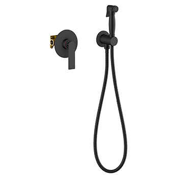 Гигиенический комплект TIMO Anni 2789/03SM черный матовый