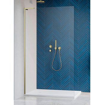 Перегородка для душа RADAWAY Modo SL II 115x200 L brushed gold