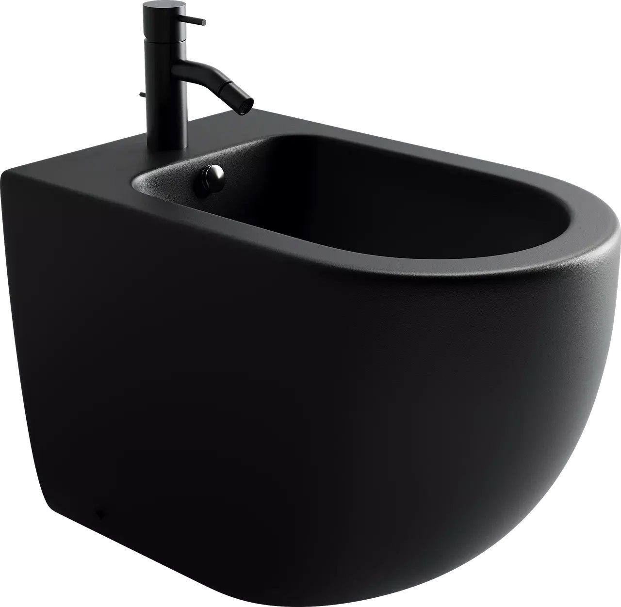Биде напольное CERAMICANOVA Metropol CN4005MB черный матовый