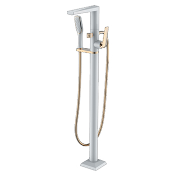 Смеситель для ванны BOHEME Venturo 389-W White/Gold
