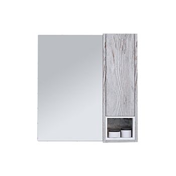 Зеркальный шкаф AQUA DE MARCO Orlando Slim 85 коричневый матовый