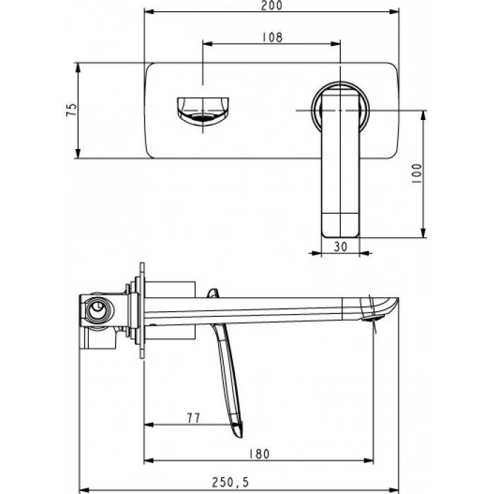 Встраиваемый смеситель TIMO Helmi 4071/00-16SM