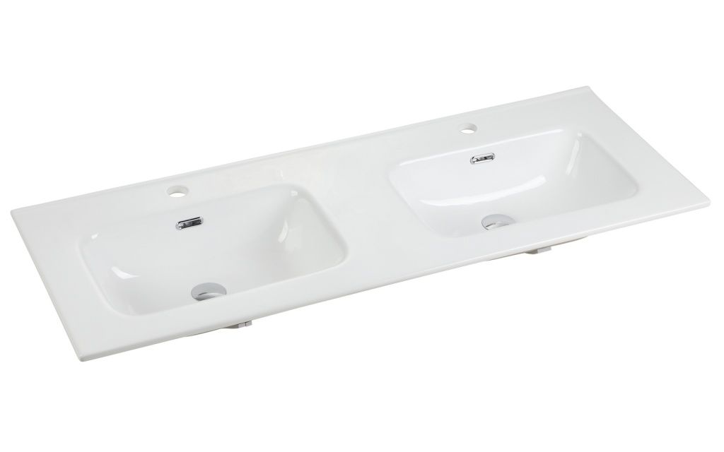 Раковина CERAMICANOVA Element 120 с двумя раковинами