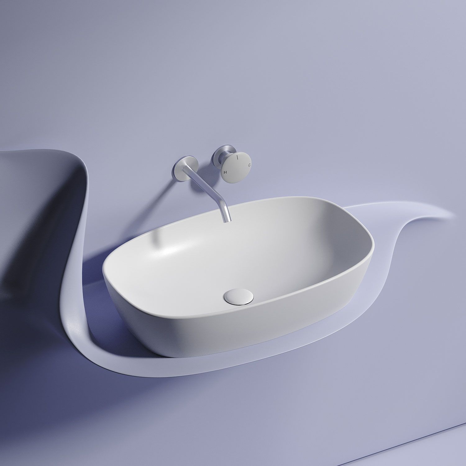 Раковина CERAMICANOVA Element CN6049MW 60 матовый