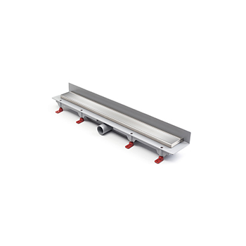 Дренажный канал MCH Klasik/Floor CH 850 KN2 с решеткой, бок.сливом, нерж.рамкой, монтаж к стене, D40