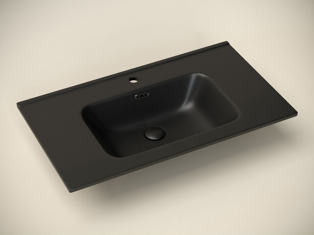 Раковина CERAMICANOVA Element 80 черный матовый