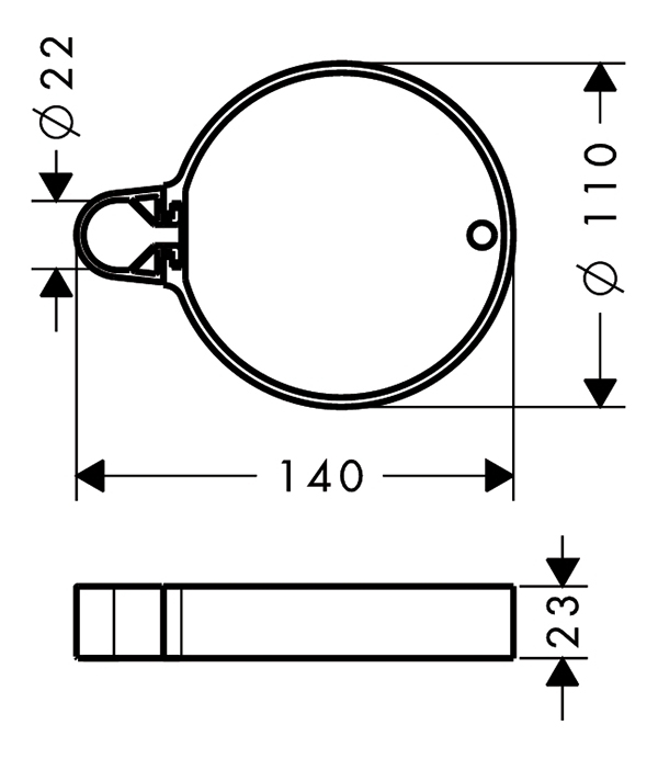 Мыльница HANSGROHE Cassetta 28678000