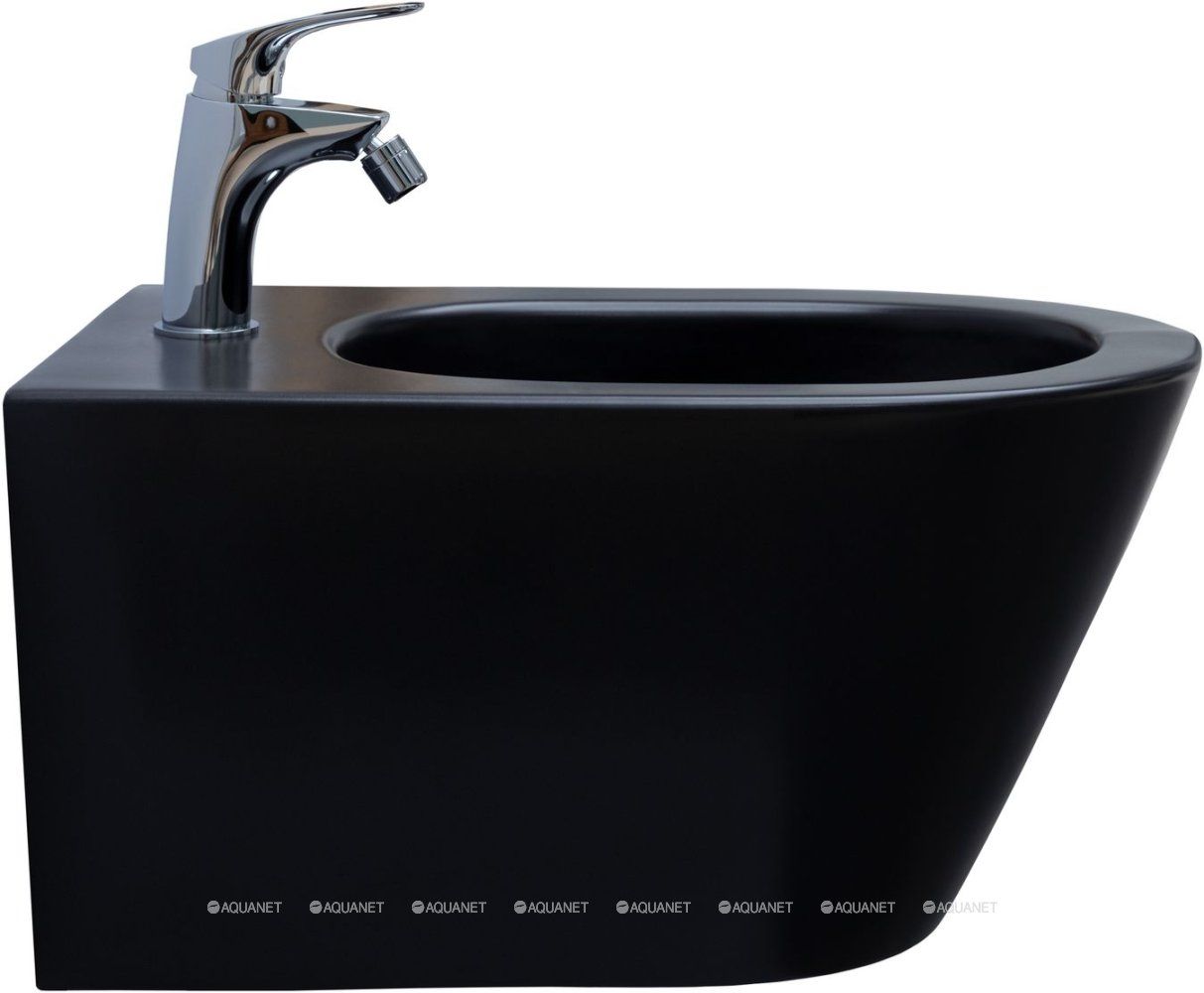 Биде подвесное AQUANET Lake-B2 316464 черный матовый