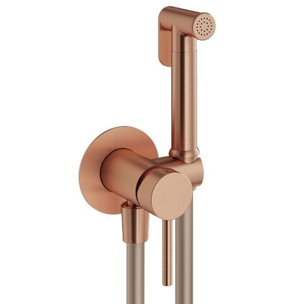 Гигиенический комплект PLUMBERIA Ixo XO2000RS медь брашированная