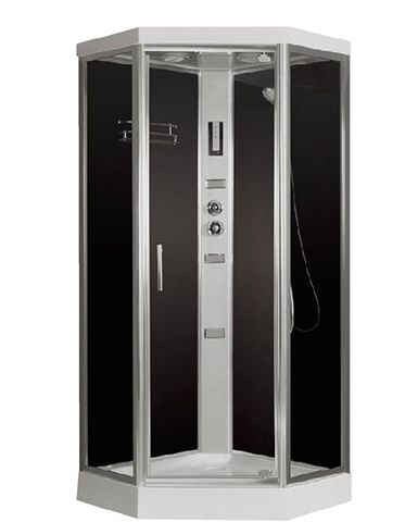 Душевая кабина AULICA ALC-5101P-Black 100х100х215