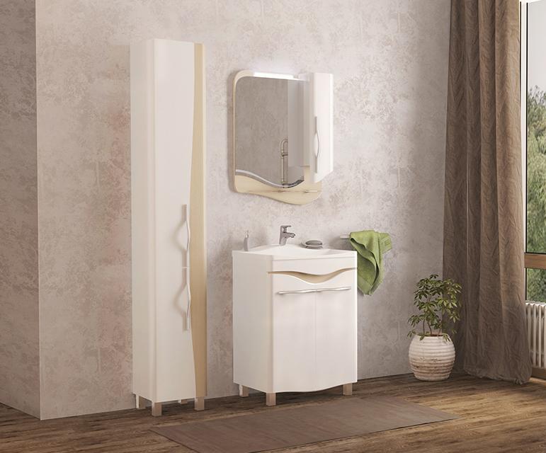 Зеркальный шкаф VELVEX Iva 65 Landush