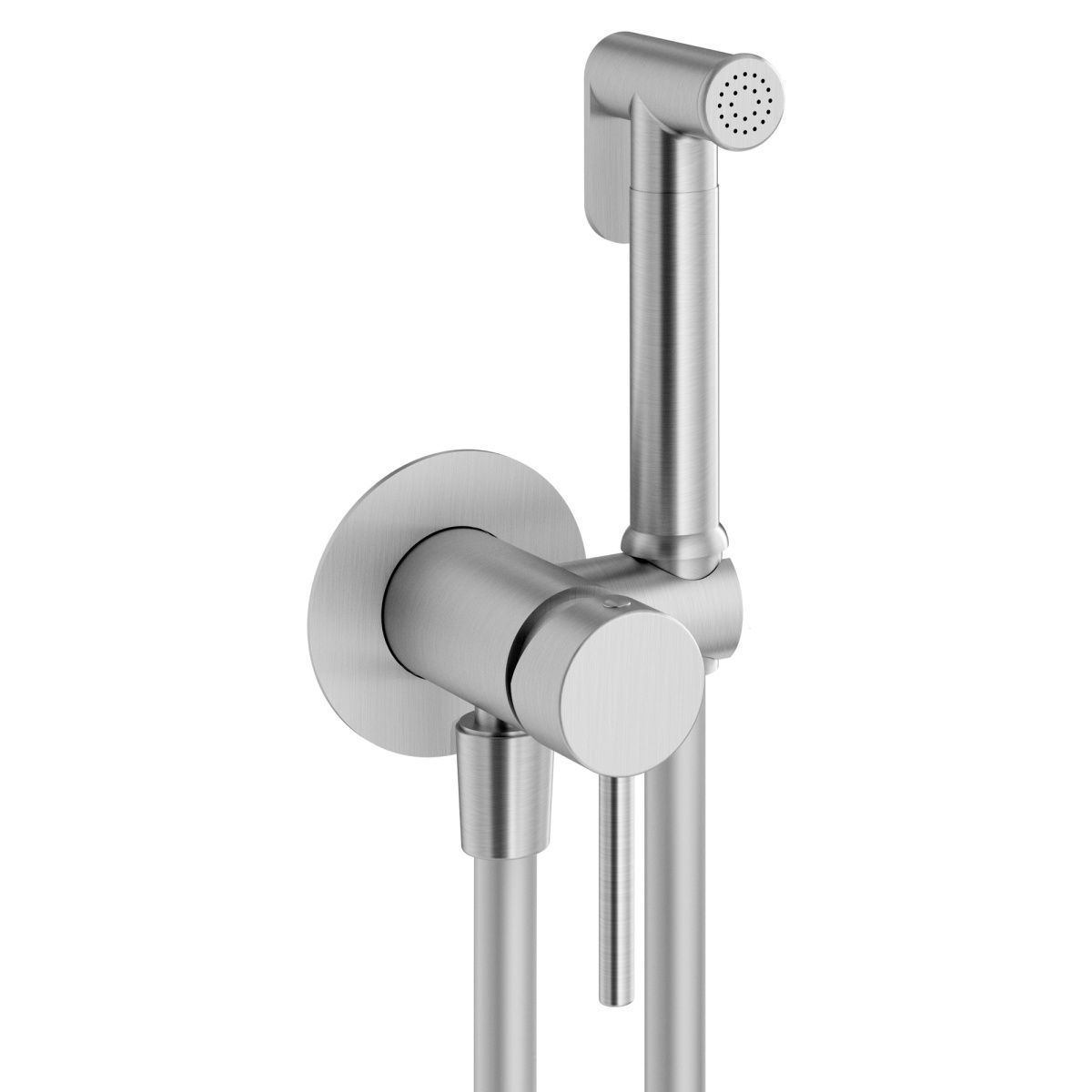 Гигиенический комплект PLUMBERIA Ixo XO2000CS хром брашированный