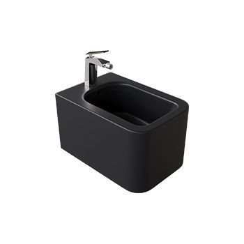 Биде подвесное BOHEME Mane 970-BDT-B Black Matt