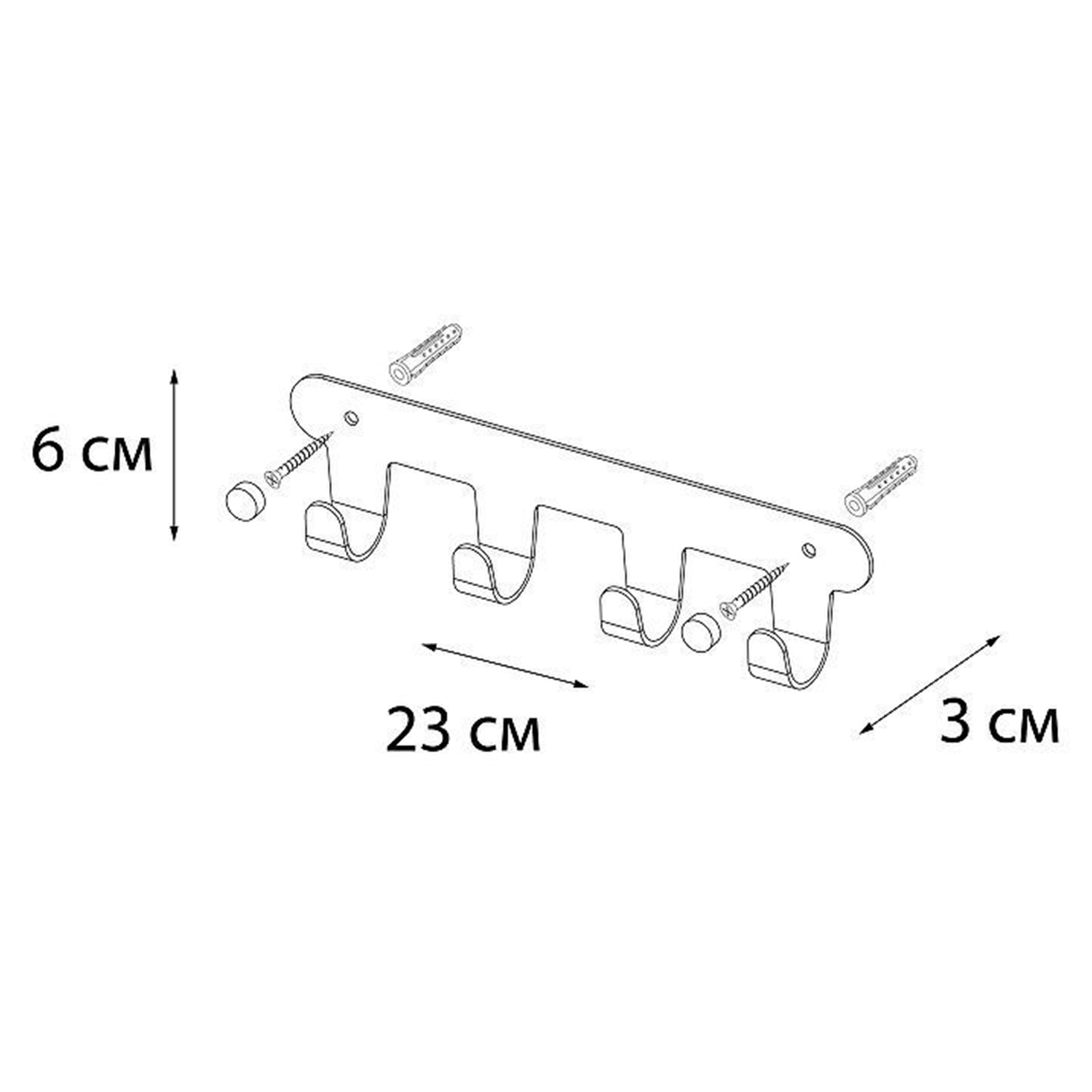 Крючок FIXSEN Practica FX-805-4