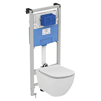 Комплект IDEAL STANDARD Tesi AquaBlade T386801 с сиденьем с микролифтом, с клавишей на выбор