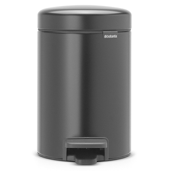 Ведро для мусора BRABANTIA NewIcon 113321 3 л, черный матовый