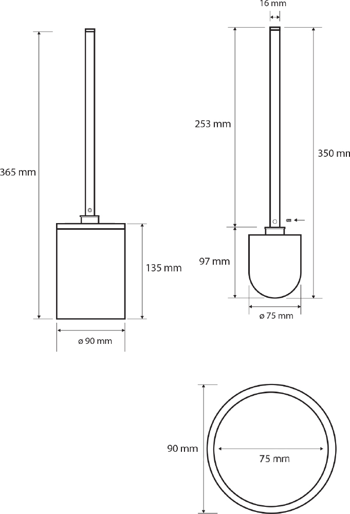 Ерш BEMETA White 104913094