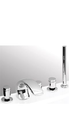 Смеситель на борт ванны VEGA Arco (5 эл.) LUX, 91А0202025
