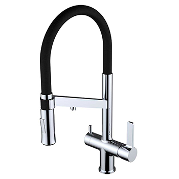 Смеситель для кухни CLEVER Chef WT19 с подключением к фильтру и выдвижным изливом 60729