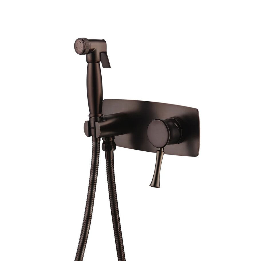 Гигиенический комплект LEMARK Peretto LM6319RB черный кофе