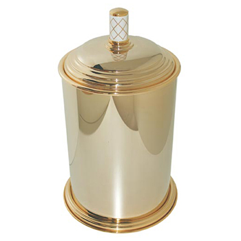 Ведро BOHEME Murano 10907-W-G Gold/White