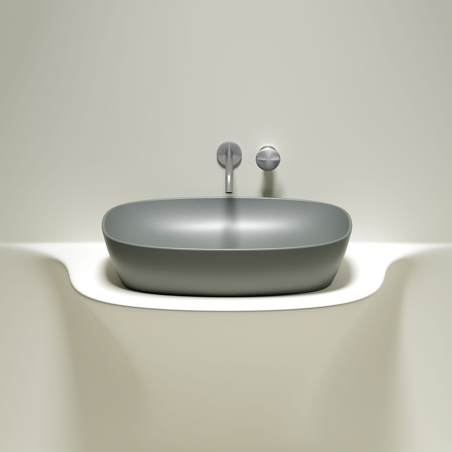 Раковина CERAMICANOVA Element CN6049MH 60 антрацит матовый