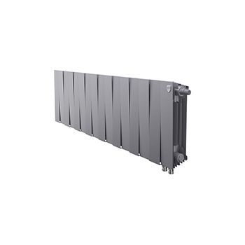Радиатор ROYAL THERMO PianoForte 300 16С 128/38 НП серебристый матовый