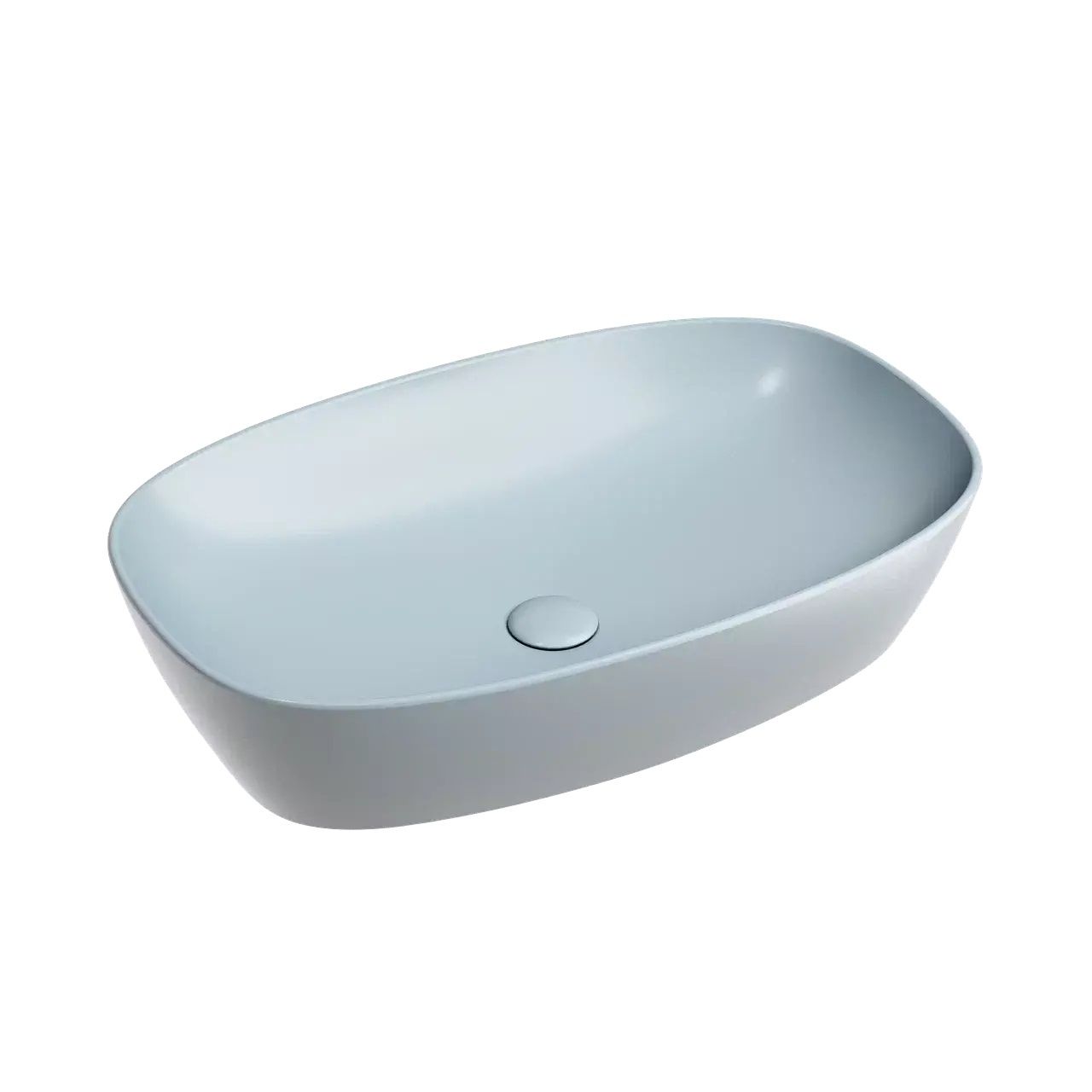 Раковина CERAMICANOVA Element CN6049MHL 60 серо-голубой матовый