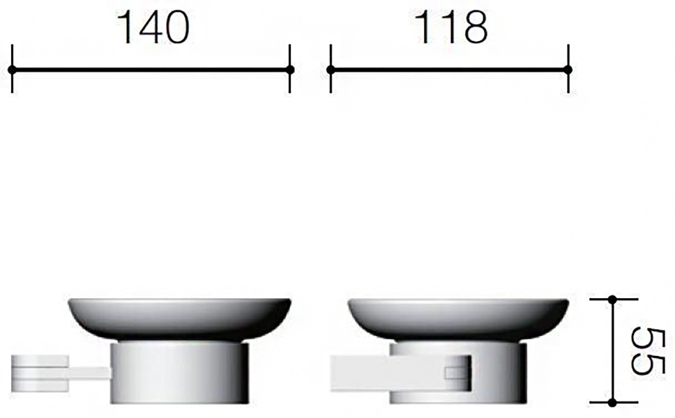 Мыльница SCHEIN Allom 222C-R
