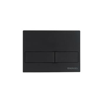 Кнопка смыва BERGES Novum L6 40016 черная глянцевая