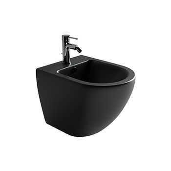 Биде подвесное CERAMICANOVA Metropol CN4003MB черный матовый