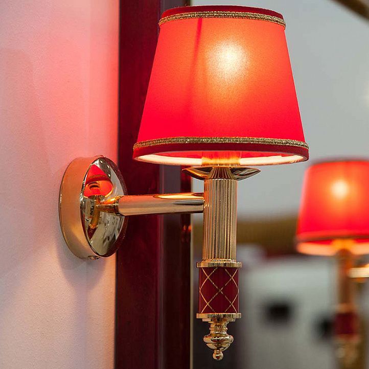 Светильник BOHEME Murano 765 Gold/Red