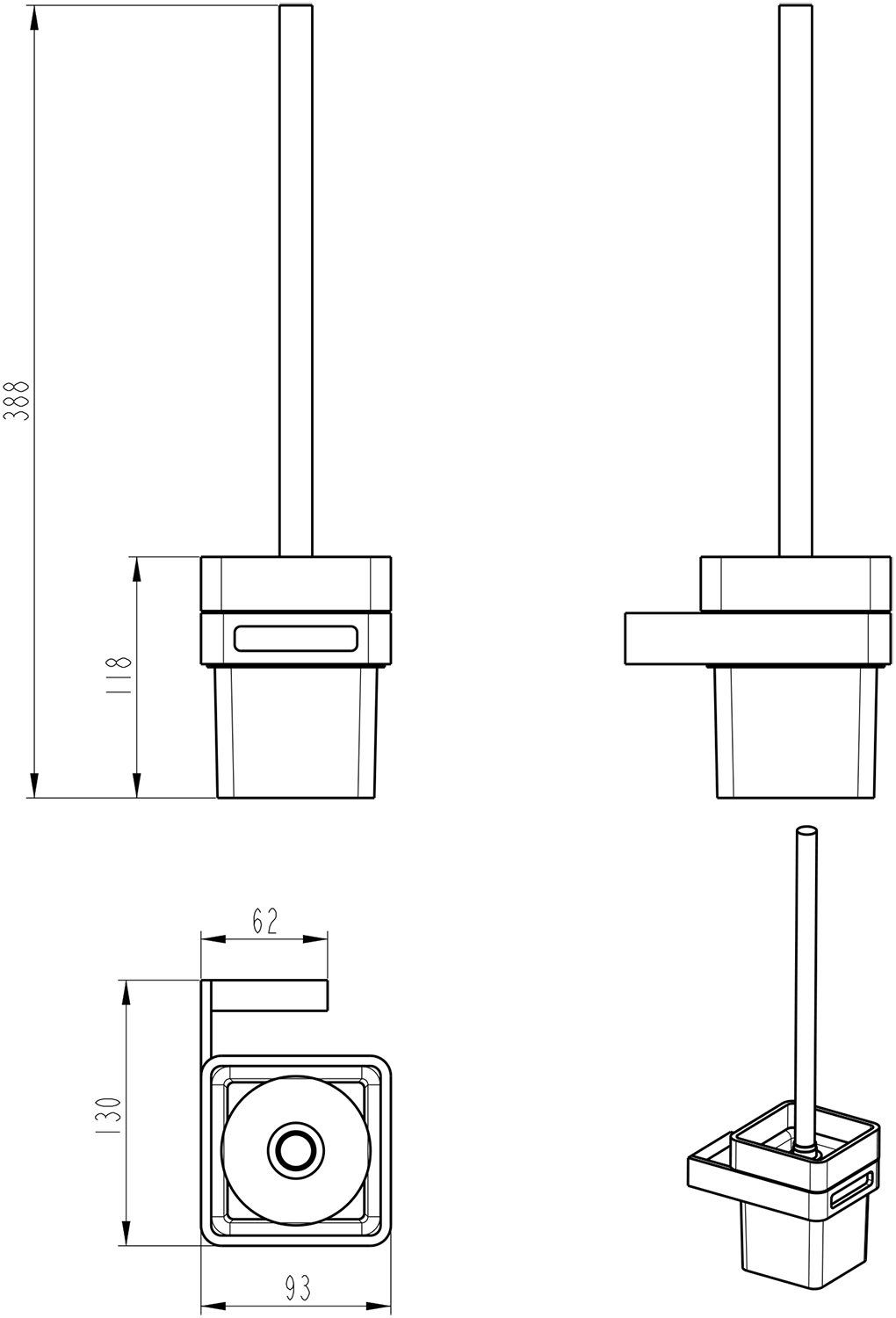 Ерш BOHEME Q 10954-CR