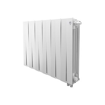 Радиатор биметаллический ROYAL THERMO PianoForte 500 12 секций, ниж. подк. 960/591 Bianco Traffico