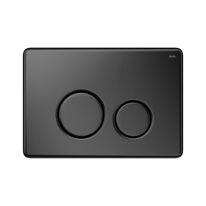 Кнопка смыва IDDIS Unisteel UNS01MBi77 черный матовый