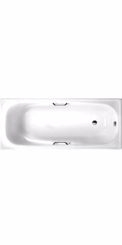 Ванна стальная WHITE WAVE Italica 170x75 с ручками
